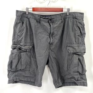 LEVI STRAUSS Men's Gray Ripstop Cargo Shorts Waist Size 42